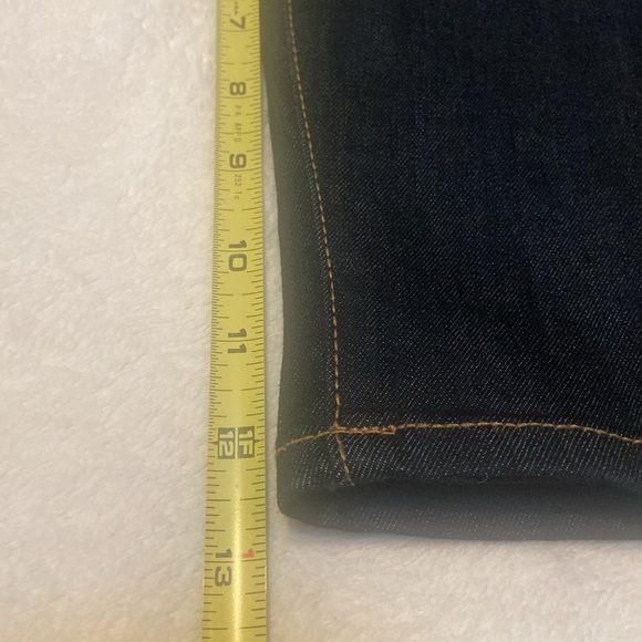 OLD NAVY NWT Size 6 Dark Blue The Rock Star Bermuda Blue Jean Shorts - Picture 8 of 12